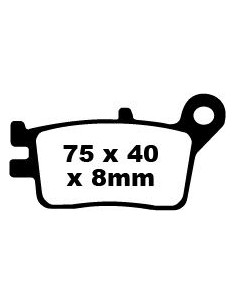 BRAKE PAD FA SER ORGANIC