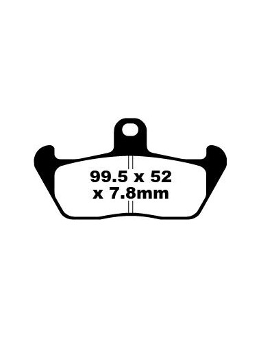 BRAKE PAD FA SER ORGANIC