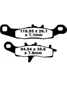 BRAKE PAD CARBON TT DIRT
