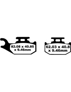 BRAKE PAD CARBON TT DIRT