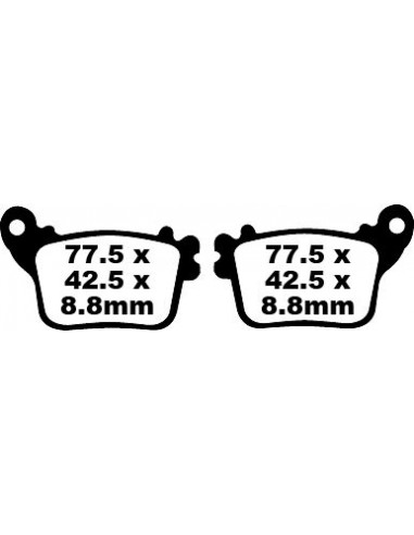 BRAKE PAD FA SER ORGANIC