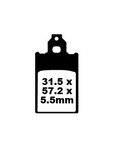 BRAKE PAD SFA ORG SCOOTER