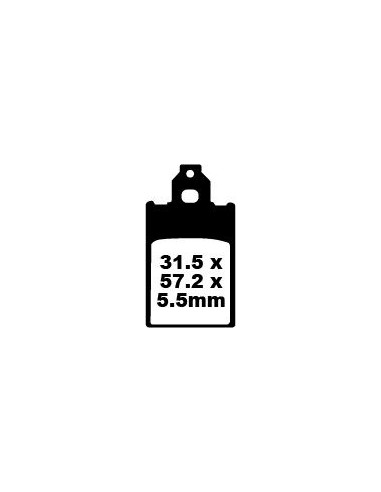 BRAKE PAD SFA ORG SCOOTER