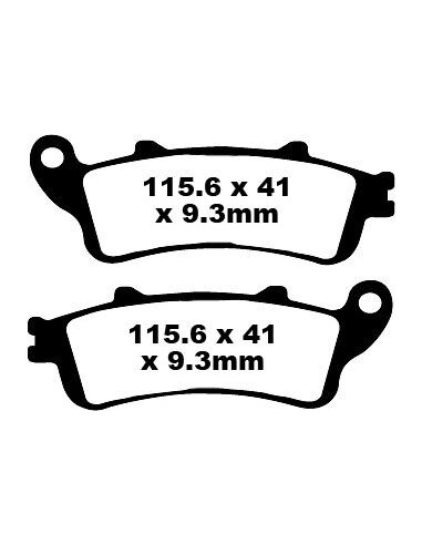 BRAKE PAD SFA ORG SCOOTER