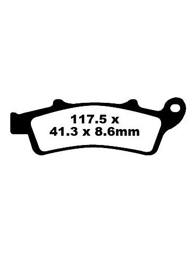 BRAKE PAD SFA ORG SCOOTER