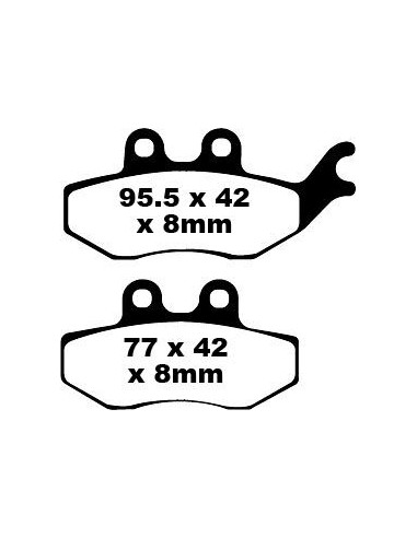 BRAKE PAD SFA ORG SCOOTER