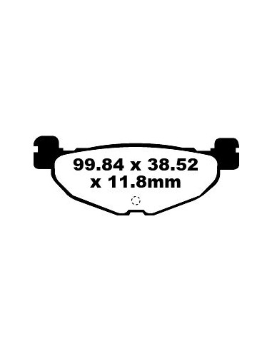 BRAKE PAD SFA ORG SCOOTER