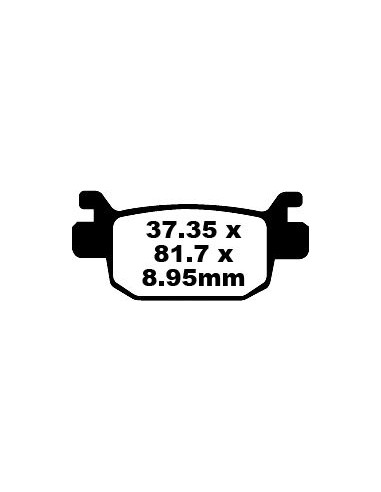 BRAKE PAD SFA ORG SCOOTER