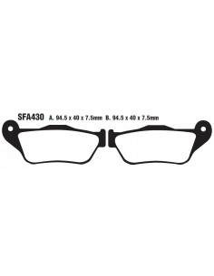 BRAKE PAD SFA ORG SCOOTER