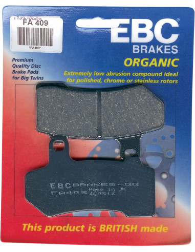 BRAKE PAD FA SER ORGANIC