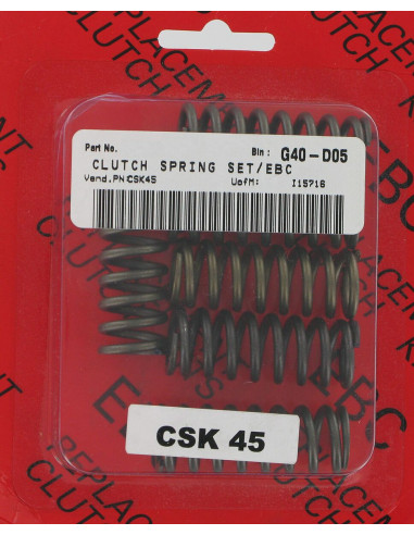 CLUTCH SPRING SET CSK
