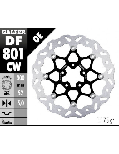 BRAKE DISC FLOAT WAVE