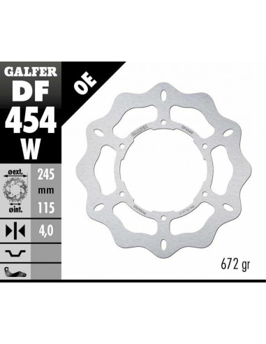 BRAKE DISC FIXED WAVE