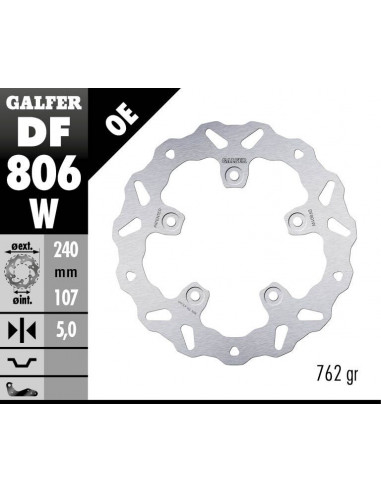 BRAKE DISC FIXED WAVE
