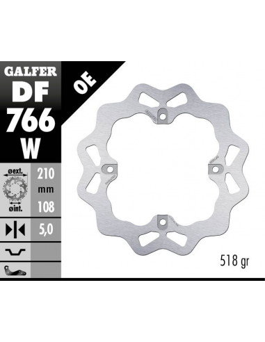 BRAKE DISC FIXED WAVE