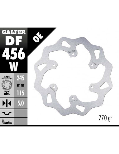 BRAKE DISC FIXED WAVE