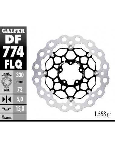 BRAKE DISC FLOAT CUBIQ