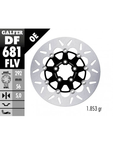 BRAKE DISC FLOAT ROUND