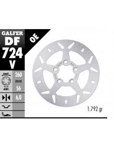 BRAKE DISC FIXED ROUND