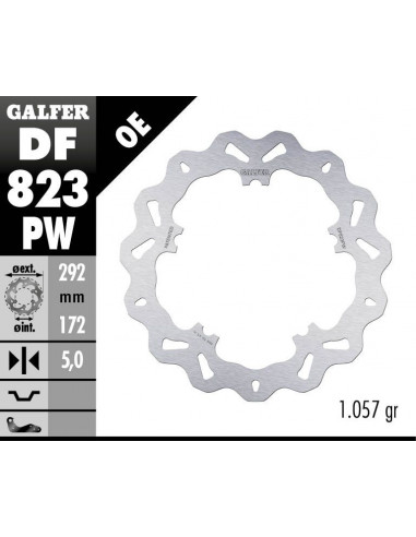 BRAKE DISC FIXED WAVE
