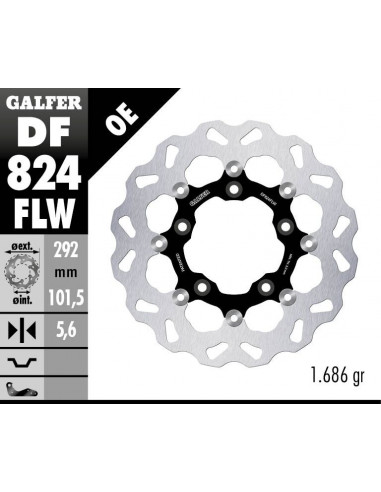 BRAKE DISC FLOAT WAVE