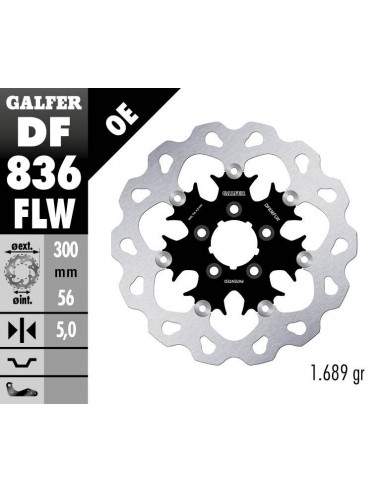 BRAKE DISC FLOAT WAVE
