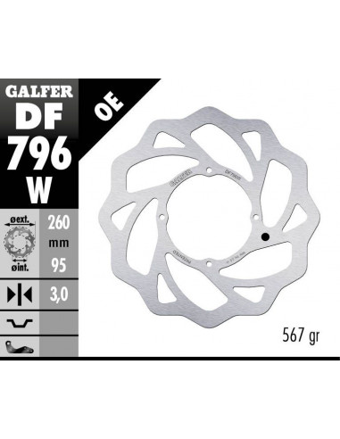 BRAKE DISC FIXED WAVE