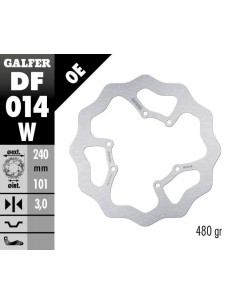 BRAKE DISC FIXED WAVE