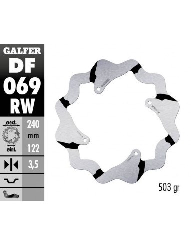 BRAKE DISC FIXED WAVE GR