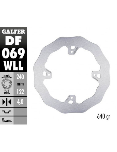 BRAKE DISC FIXED WAVE SO