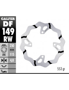 BRAKE DISC FIXED WAVE GR