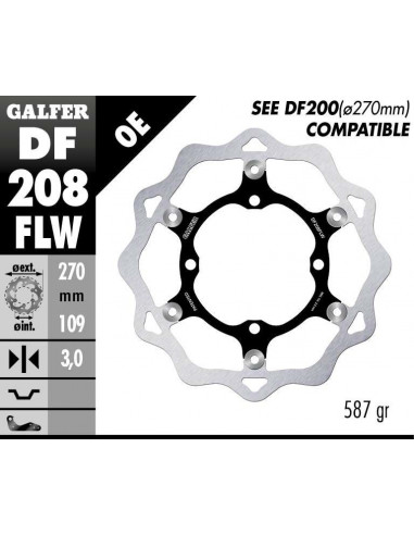 BRAKE DISC FLOAT WAVE