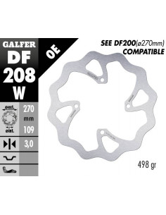 BRAKE DISC FIXED WAVE