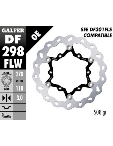 BRAKE DISC FLOAT WAVE