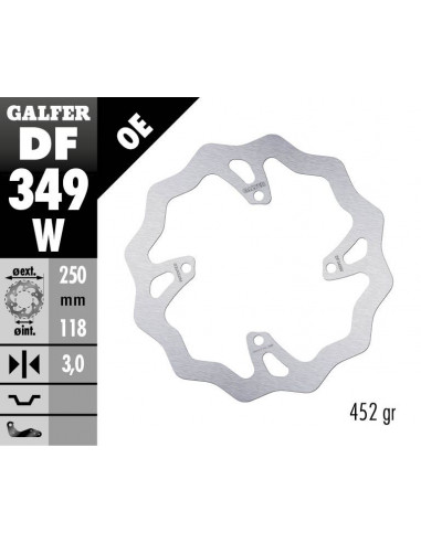 BRAKE DISC FIXED WAVE