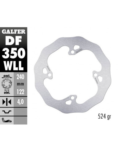 BRAKE DISC FIXED WAVE SO