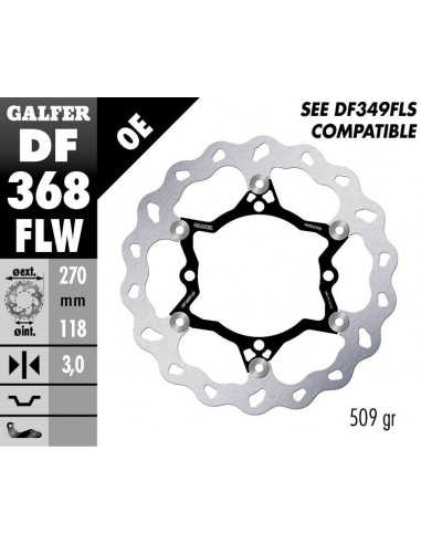 BRAKE DISC FLOAT WAVE