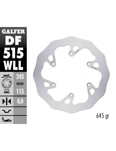 BRAKE DISC FIXED WAVE SO