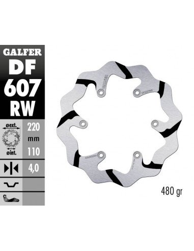 BRAKE DISC FIXED WAVE GR