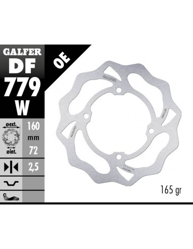 BRAKE DISC FIXED WAVE