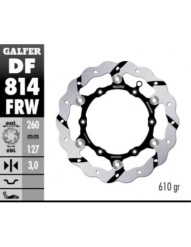 BRAKE DISC FLOAT WAVE GR