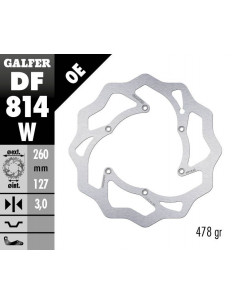BRAKE DISC FIXED WAVE