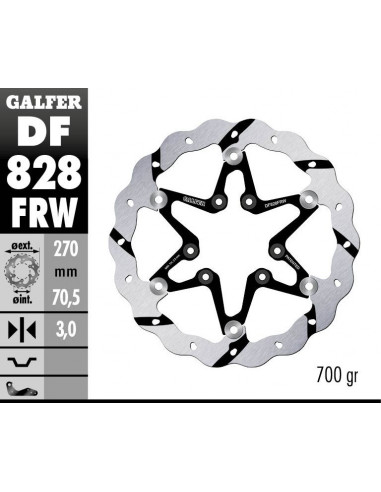 BRAKE DISC FLOAT WAVE GR