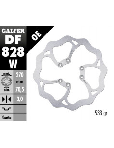 BRAKE DISC FIXED WAVE