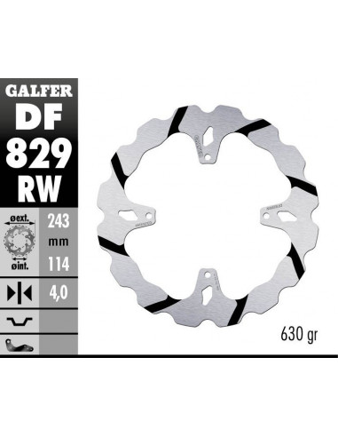 BRAKE DISC FIXED WAVE GR