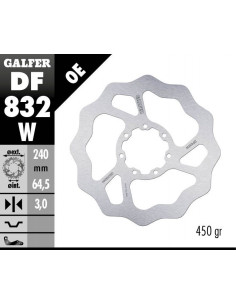 BRAKE DISC FIXED WAVE