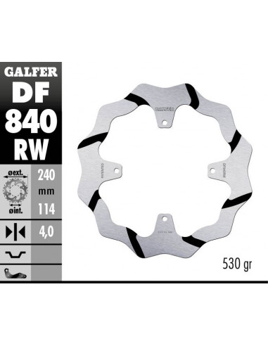 BRAKE DISC FIXED WAVE GR