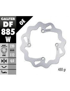 BRAKE DISC FIXED WAVE