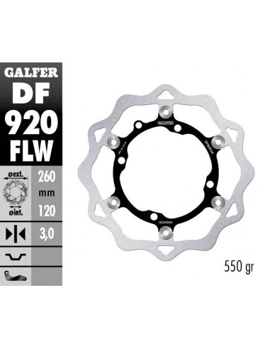 BRAKE DISC FLOAT WAVE