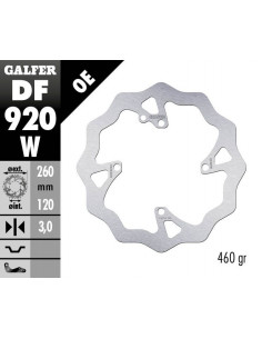 BRAKE DISC FIXED WAVE